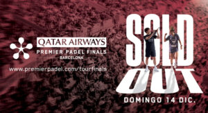 Venta entradas Sold Out Palau Sant Jordi Finals Premier Padel 2025