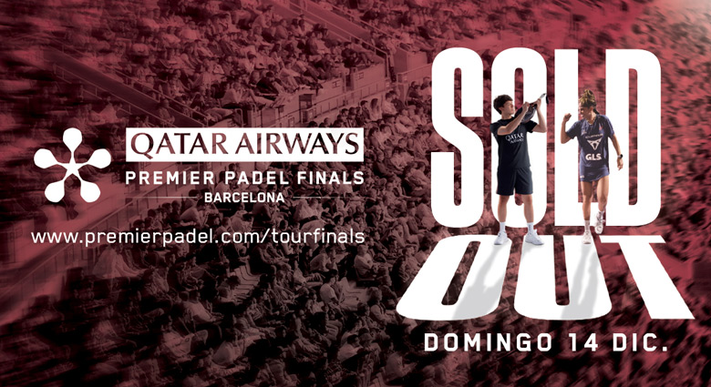 Venta entradas Sold Out Palau Sant Jordi Finals Premier Padel 2025