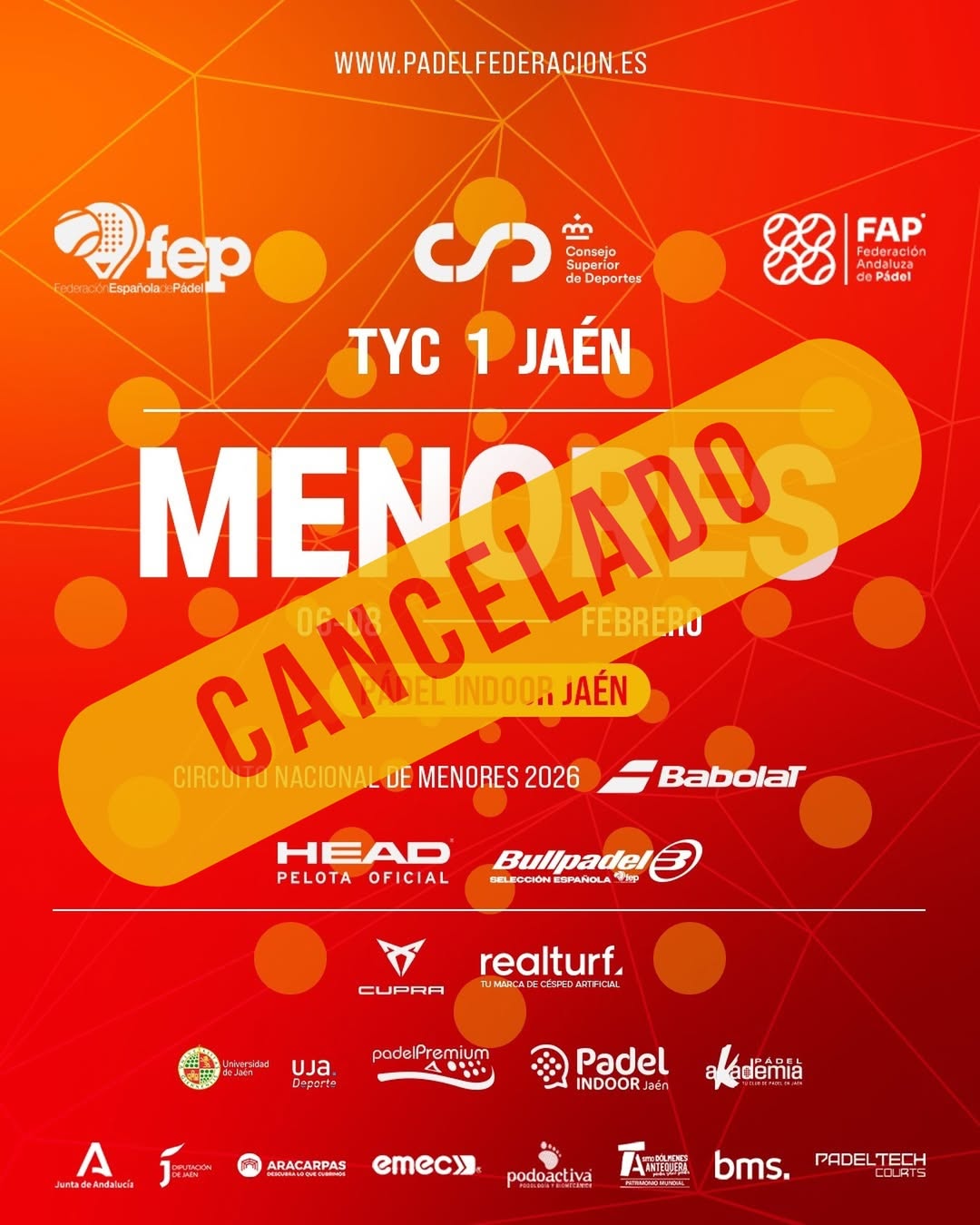 Cancelación-Tyc1-menores-Jaén-2026-FEP