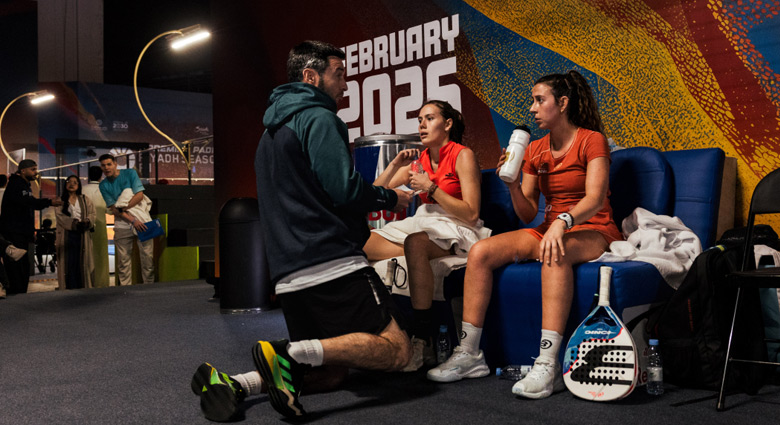 Sofía Saiz y Marta Talaván debut Riad P1 2026 cuadro principal