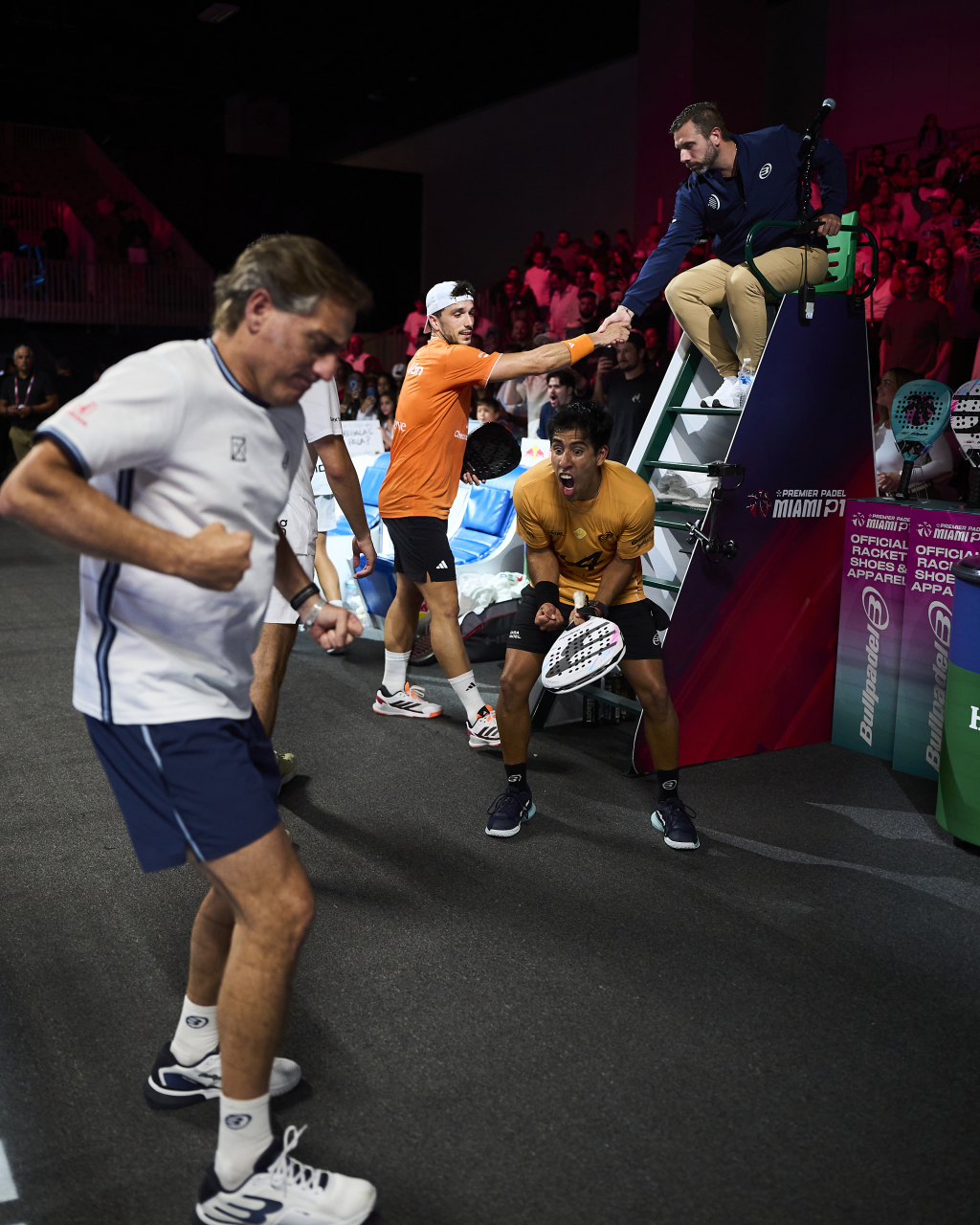 Celebración del título en Miami