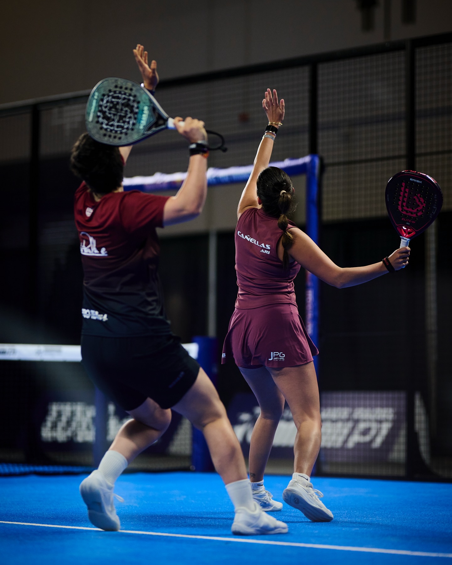 Lucía Peralta y Ari Cañellas previas Miami 2026