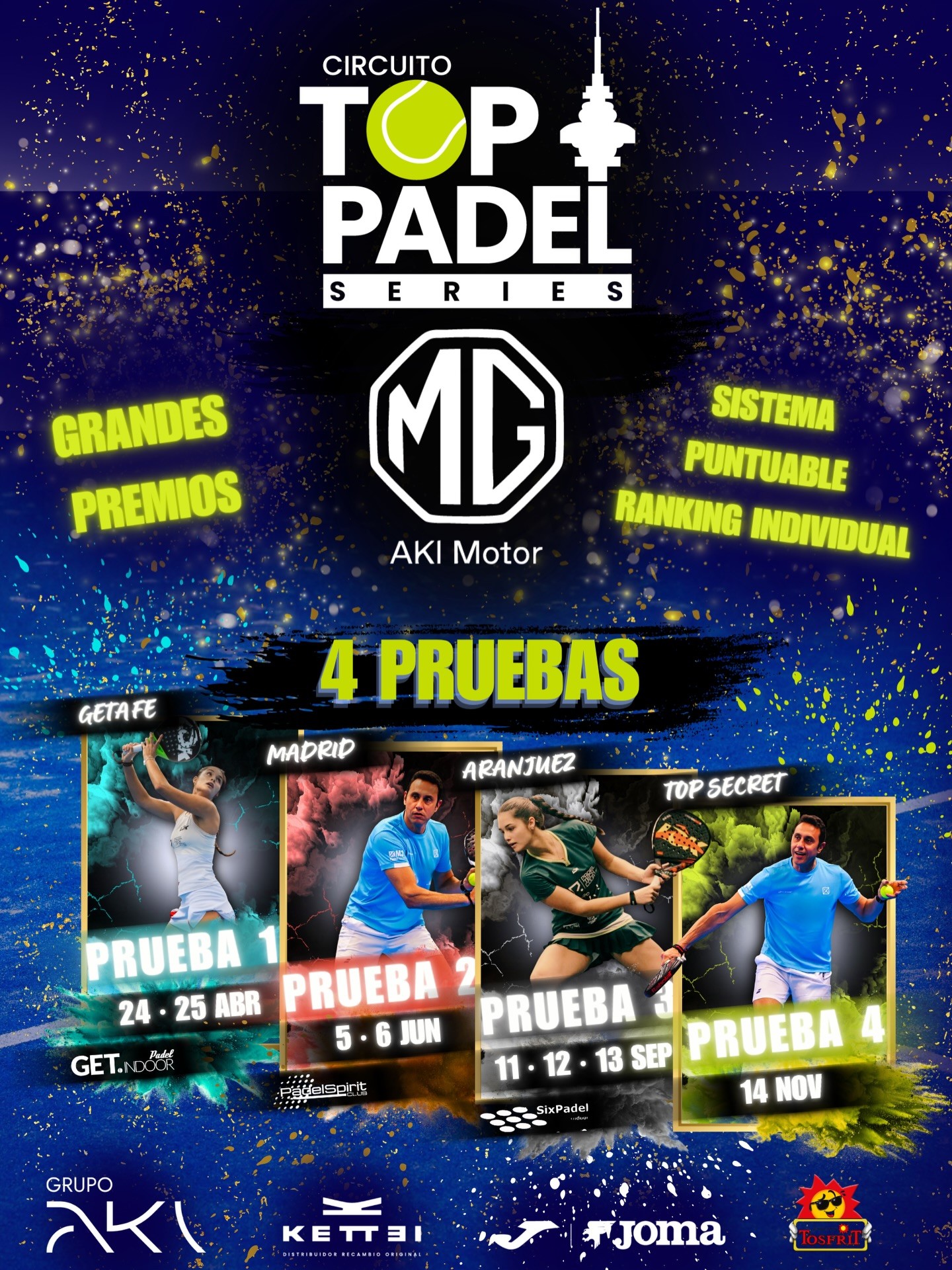Cartel circuito Top Padel Series 2026