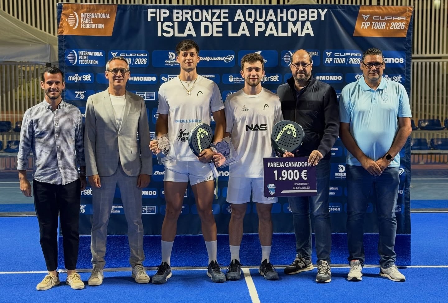 Campeones de la categoría masculina (Fed. Canaria de Pádel)