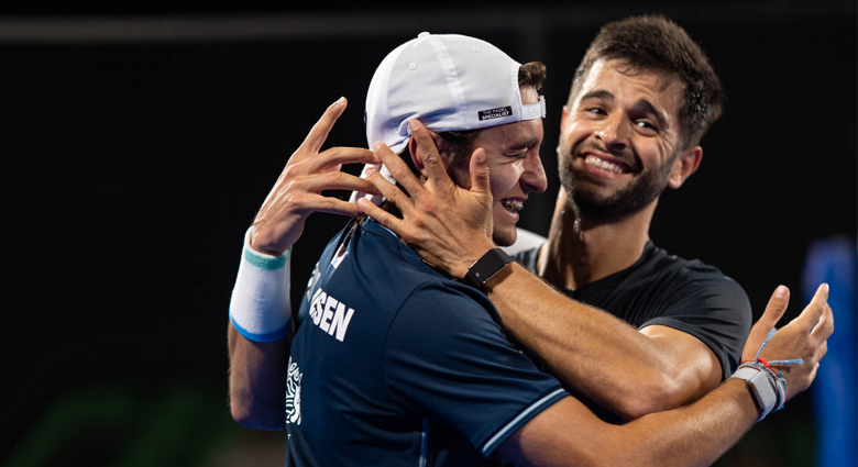 Enzo Jensen y Luis Hernández victoria octavos Newgiza 2026