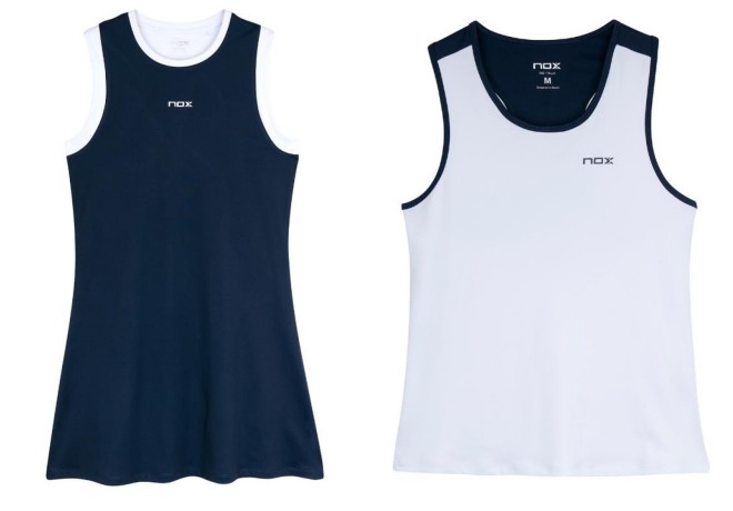 Vestido y camiseta roja NOX verano 2026