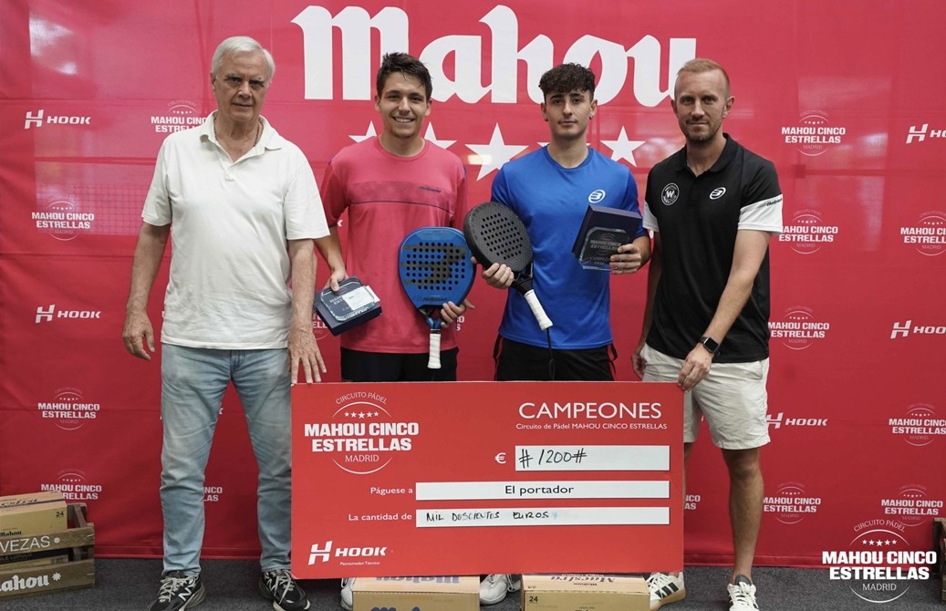 Collantes y Martínez ganadores segundo torneo Mahou CInco Estrellas 2026