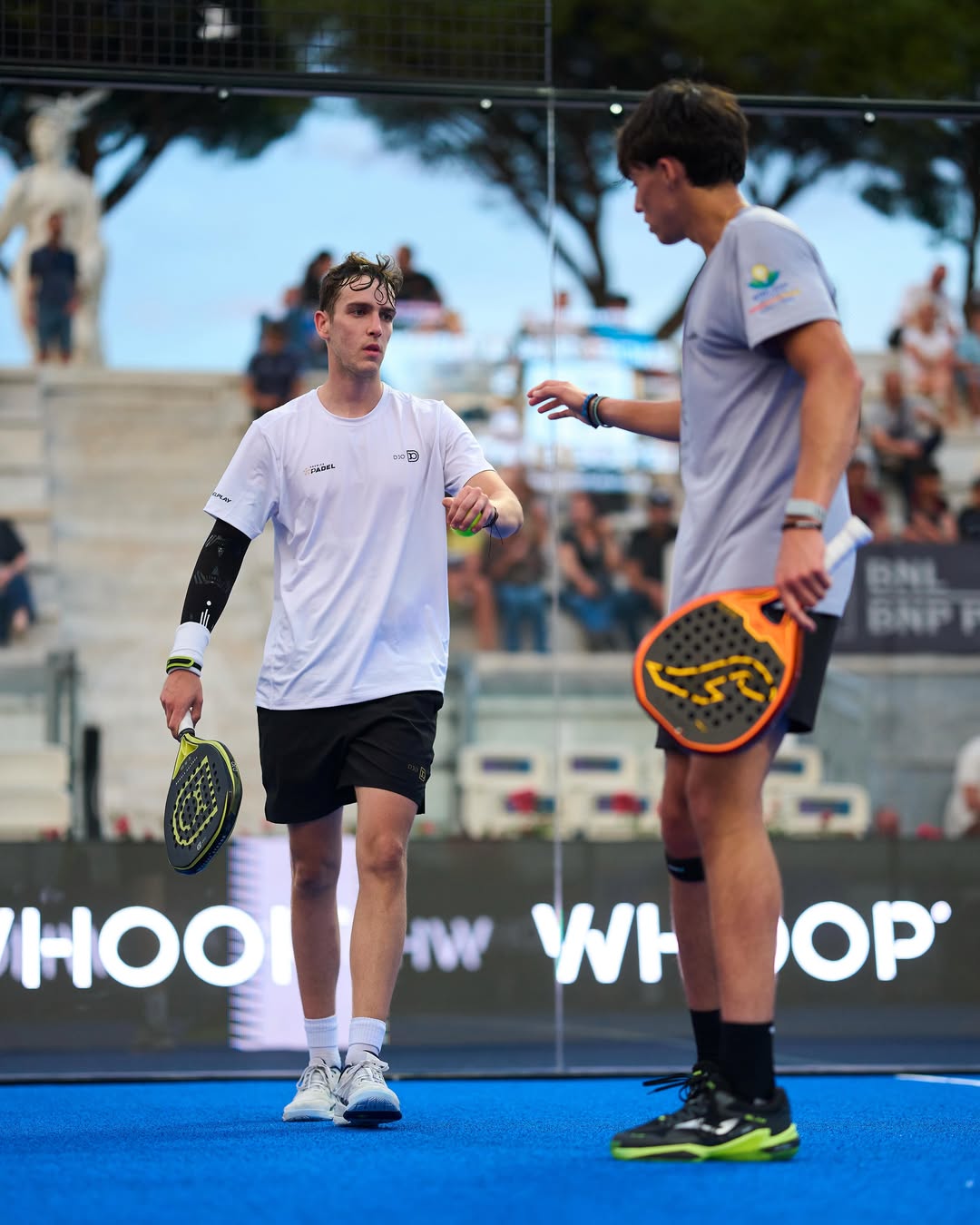 Emilio Chamero y Alberto Trabanco previas Italy Major 2026