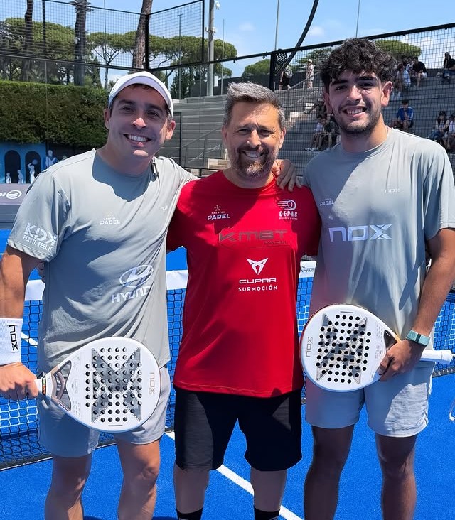 Javier Valdés y Renzo Gabriel Núñez pevias Italia 2026