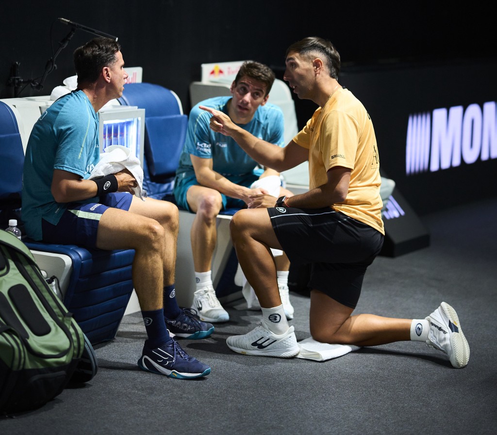 Banquillo Paquito Navarro y Martín Di Nenno octavos Pretoria 2026