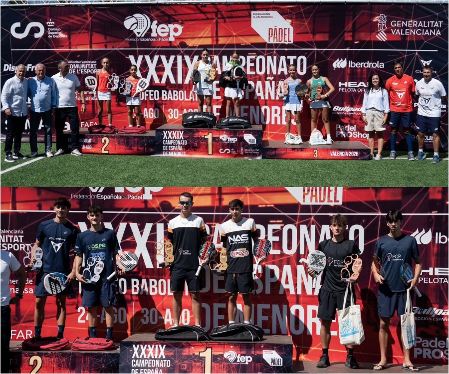 Campeonato España Menores FEP 2026 Valencia