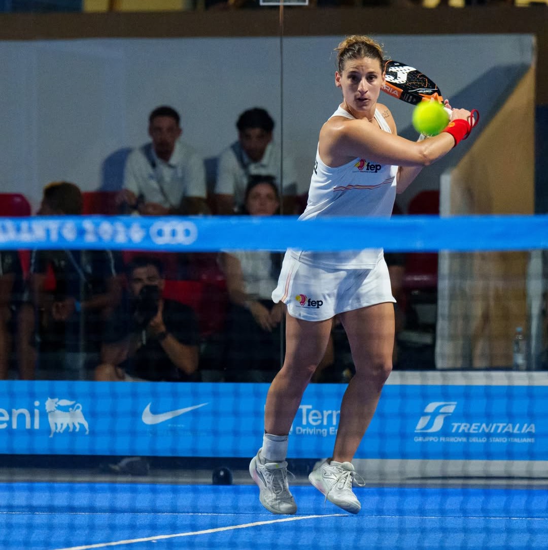 Nuria Rodríguez, durante la final