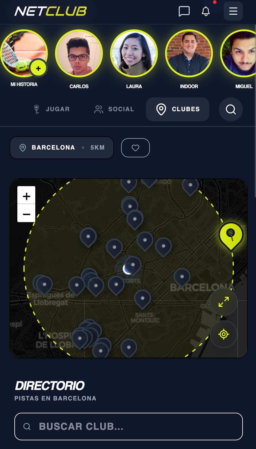 Aplicación Netpadel 2026