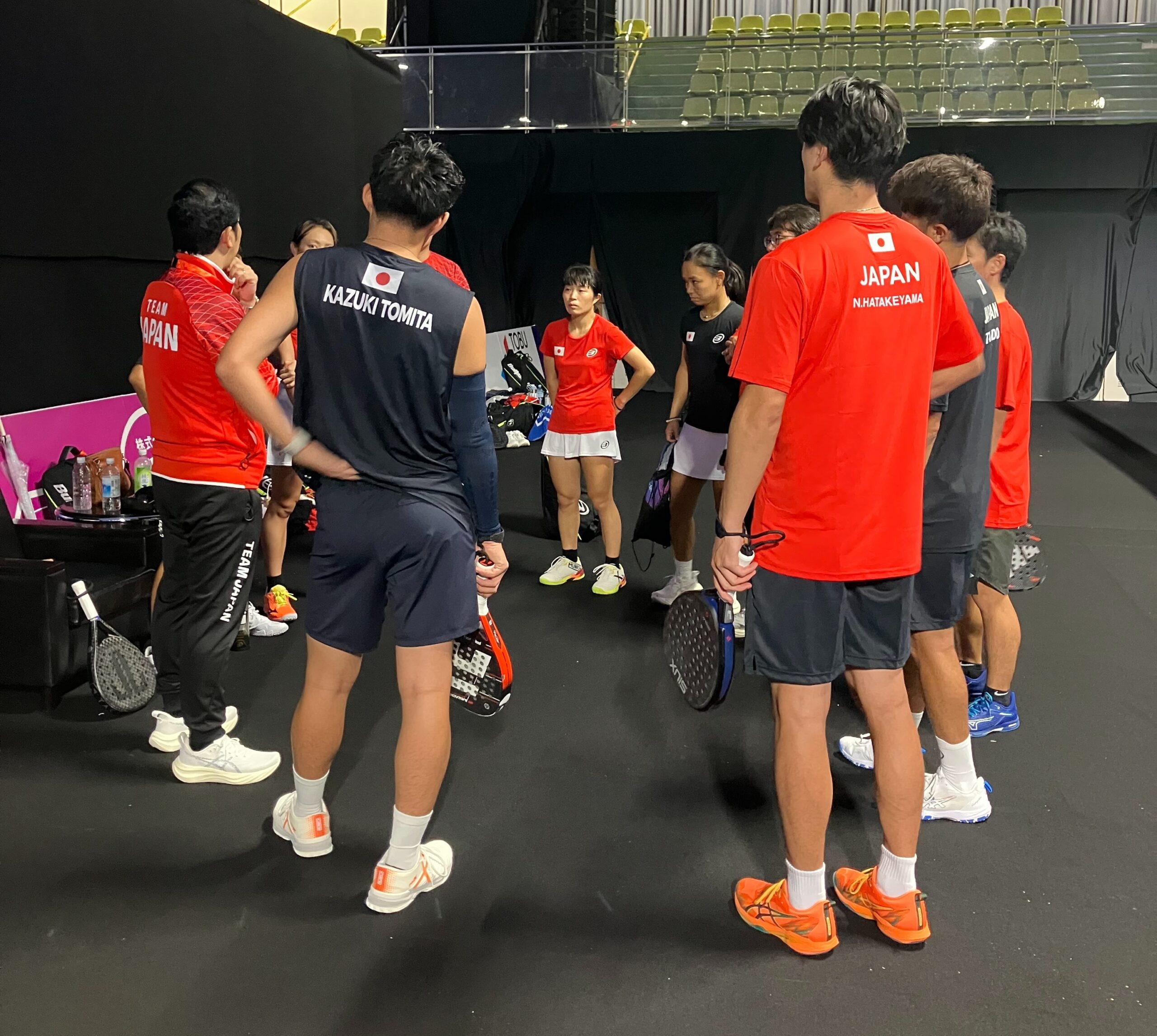 Equipo japonés práctica Asian Games 2026