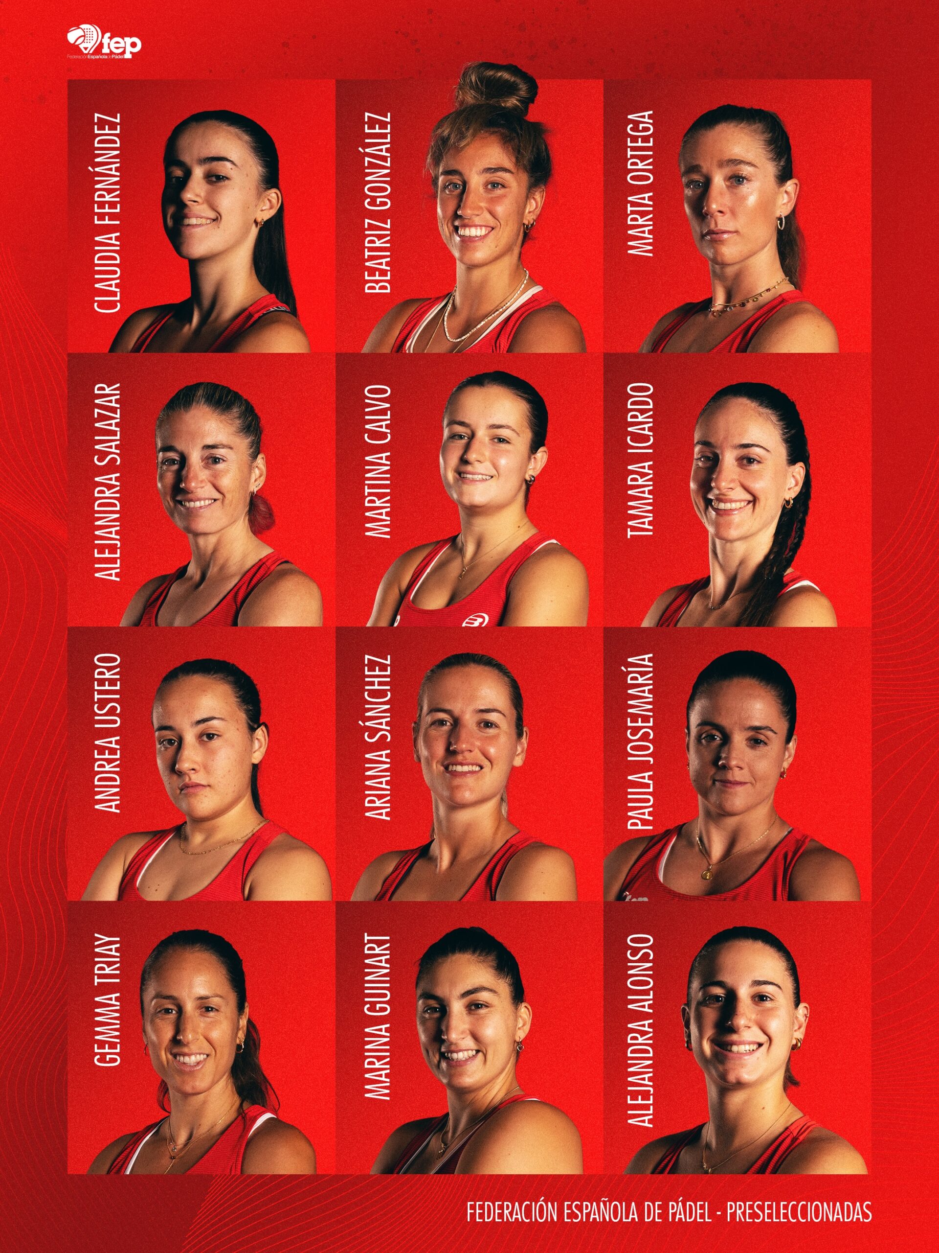 Lista preconvocadas FEP chicas Mudnial 2026