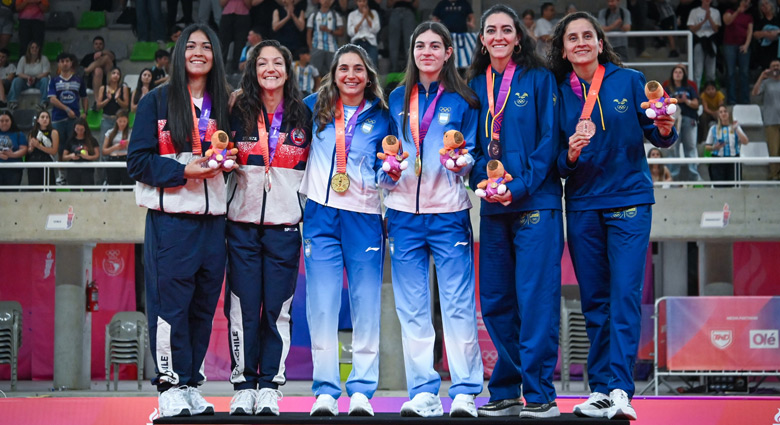 Podio-chicas-Juegos-Suramericanos-pádel-2026