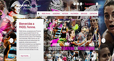 PADEL Femme renueva su imagen con una nueva web