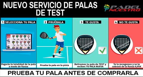 Padel Nuestro presenta su nuevo servicio de palas de test