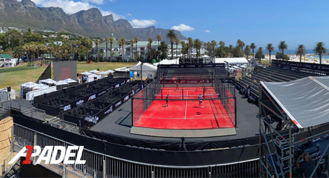 El viento trunca la puesta en escena de A1 Padel en Cape Town