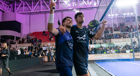 Título de orgullo y mucha resolución de Coello y Tapia en Asunción