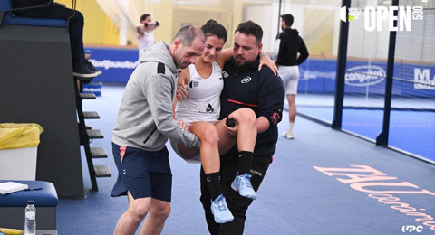 Bárbara Las Heras confirma los peores presentimientos con su lesión