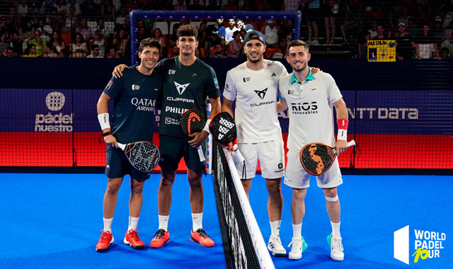 Inicio semifinal Galán y Sanz Valencia 2023