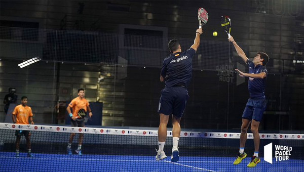 Juan Lebrón y Ale Galán final Adeslas Open partido