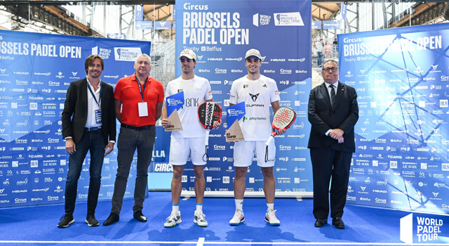 ALe Galán y Juan Lebrón victoria Bruselas Open 2022