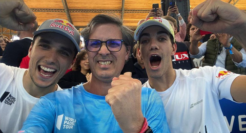 Galán y Lebrón empiezan a volar muy alto: despliegue total de pádel y gran golpe sobre la mesa