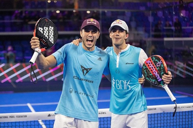 Ale Galán y Juan lebrón previas Master Final 2022