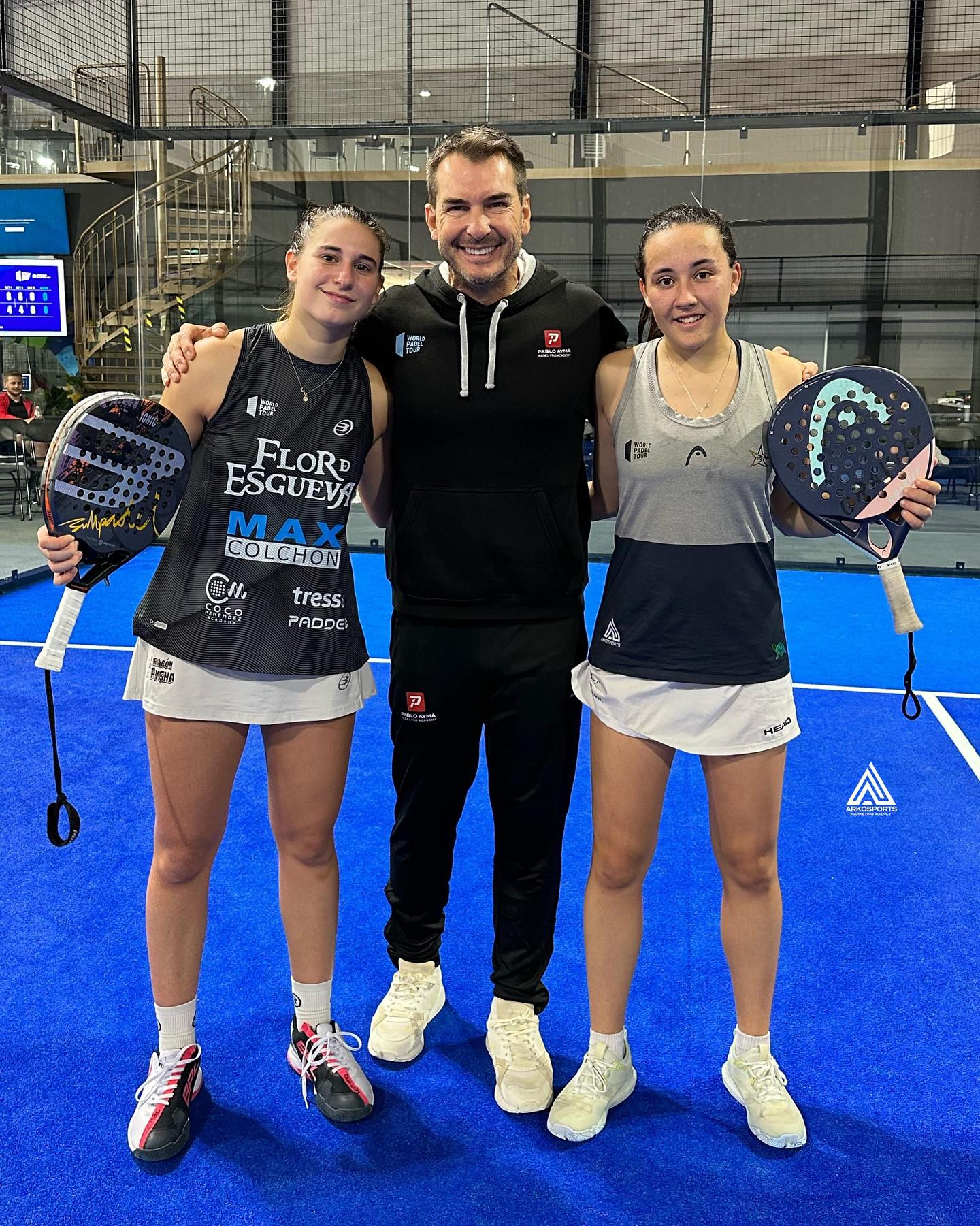Alejandra Alonso y Andrea Ustero inicio cuadro final chicas Malmö Open 2023 