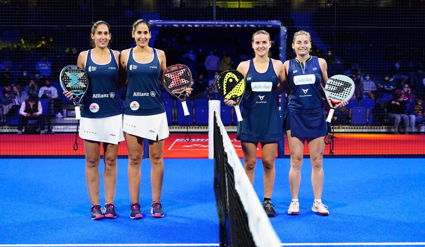 Alejandra Salazar y Ari Sánchez partido cuartos de final Cto. España Absoluto 2020