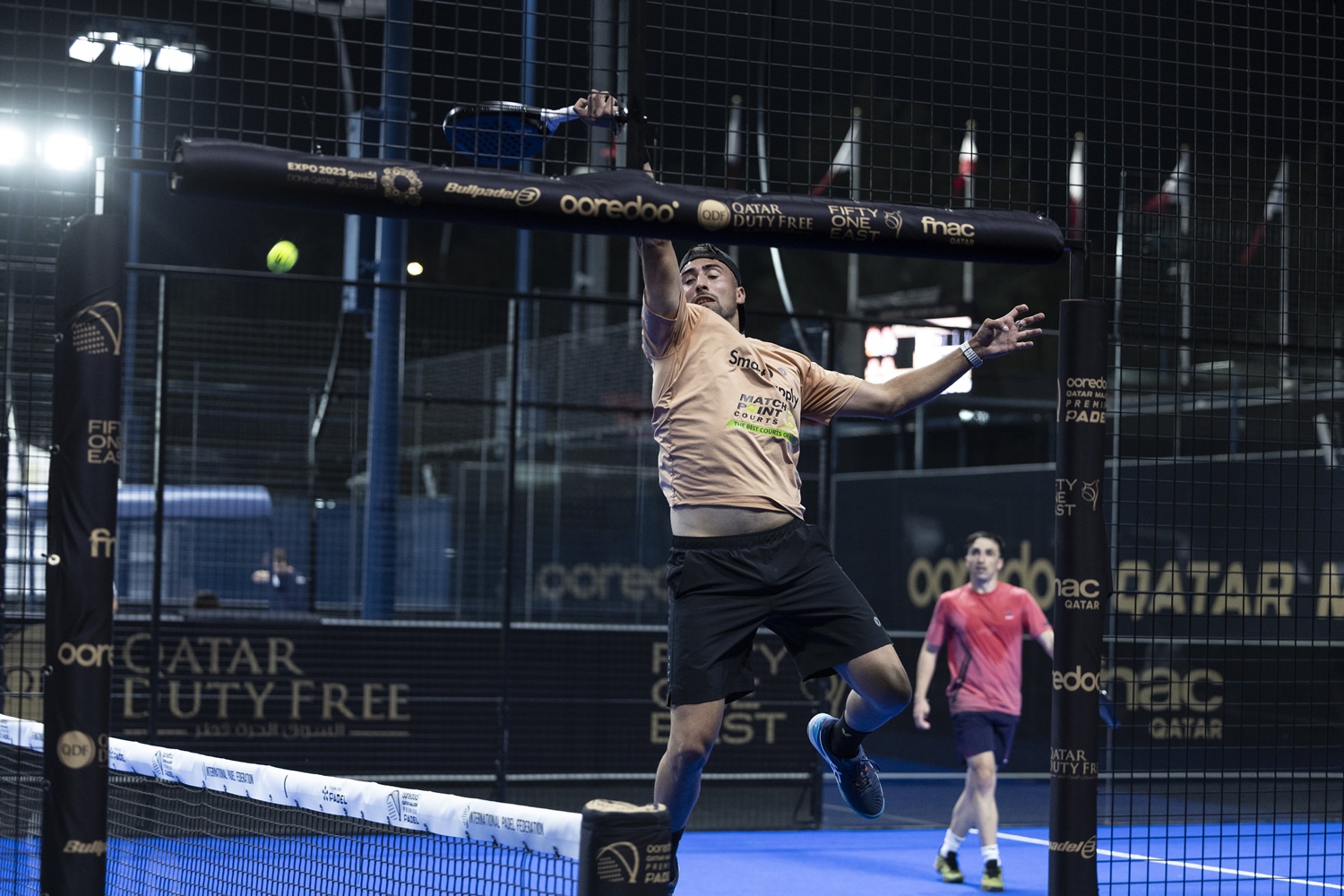 Álex Chozas y Denis Perino inicio cuadro final Catar Major 2024