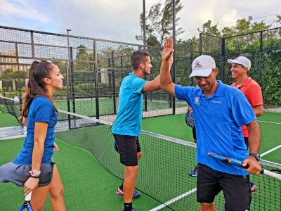 CUrso pádel en Miami Marcos del Pilar