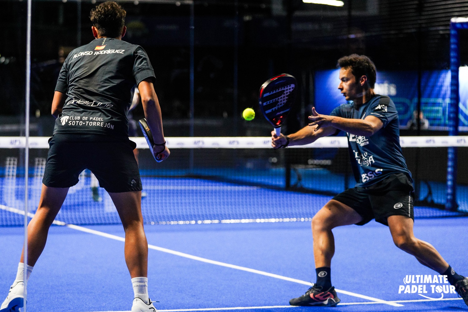 Alonso Rodríguez y Javier Martínez final primera ronda cuadro masculino UPT LEganés 2024