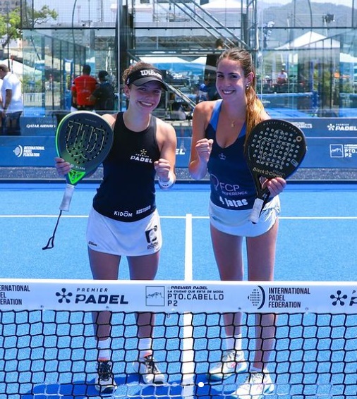 Anna Ortiz y Candela Lucendo debut cuadro final Puerto Cabello 2024