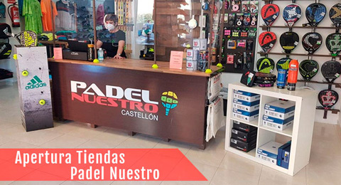 Las tiendas físicas de Padel Nuestro recuperan toda su actividad