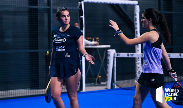 Ari Cañellas y Noemí Aguilar previas Danish Padel Open 2023