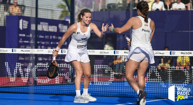 Ari Sánchez y Paula Josemaría semis Abu Dhabi WPT 2023