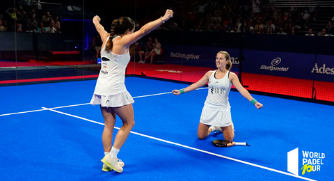 Cátedra de pádel de Ari y Paula para obtener su noveno título de la temporada