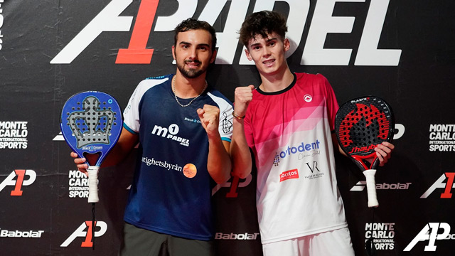 Arias y Hernando clasificados previas internacionales Master Suiza A1 Padel 2023