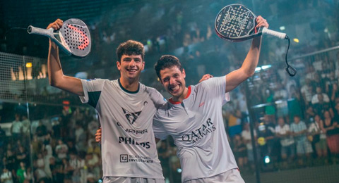 Coello y Tapia conquistan el Foro Itálico: binomio ganador con sufrimiento y mucho trabajo en pista