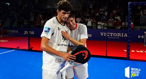 Triplete para Tapia en Málaga y estreno conjunto de los nº1 para sumar su décimo entorchado en World Padel Tour