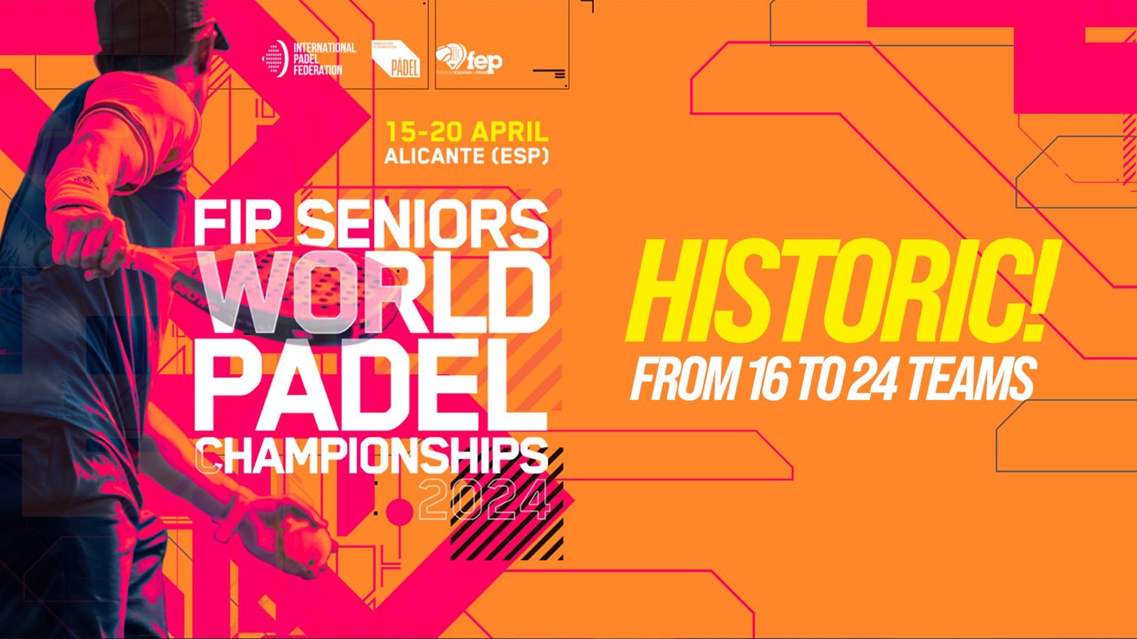 Cambio en el Campeonato del Mundo Senior La Nucía FIP 2024