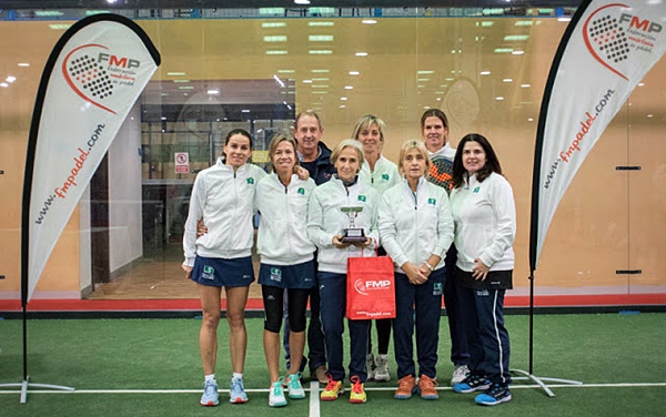 Campeonas cuadro femenino veteranas 1ª FMP Sanset Padel 2017