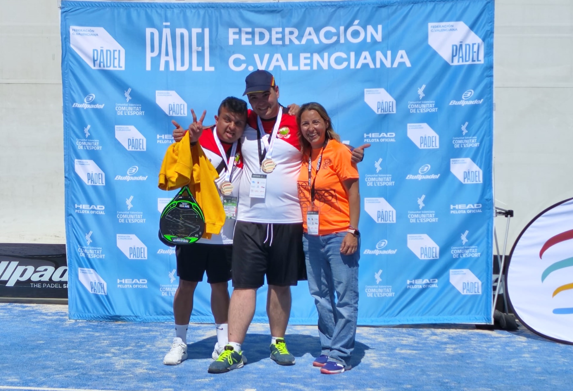 Jugador Aspadif Campeonato España Pádel Adaptado