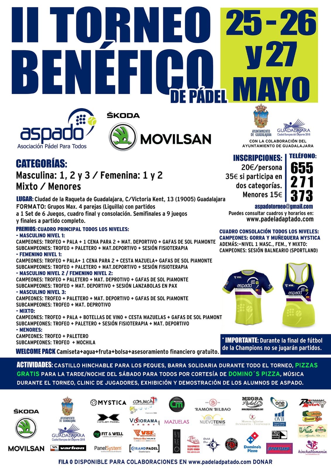 Cartel torneo aspado guadalajara 2018 