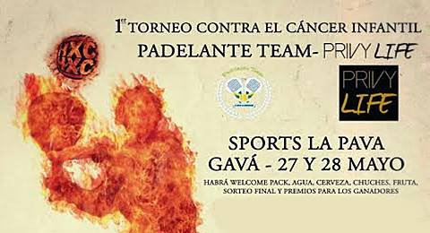 Apoya la lucha contra el cáncer en el torneo de Padelante Team y Privy Life