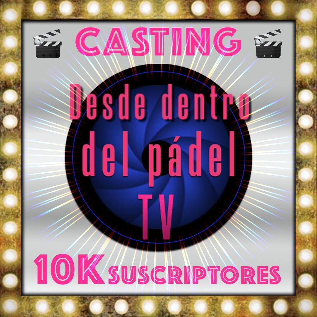 Sorteo desde dentro del pádel suscriptores