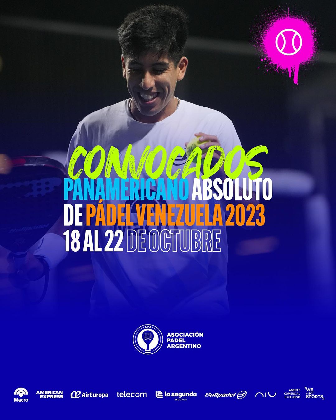 Equipos Argentina Panamericano de Pádel 2023
